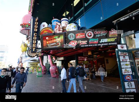 showcase food court on south Las Vegas boulevard Nevada USA Stock Photo, Royalty Free Image ...