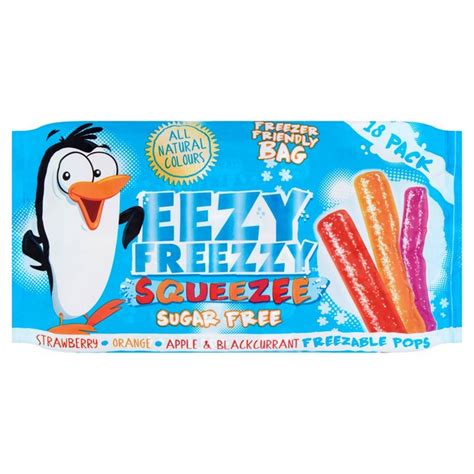 Eezy Freezy Squeeze Sugar Free Flavour Freeze Pops | Ocado