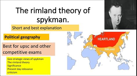 THE RIMLAND THEORY BY SPYKMAN |POLITICAL GEOGRAPHY - YouTube