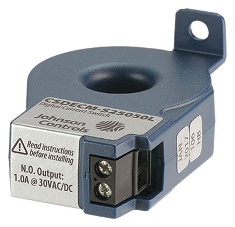 JOHNSON CONTROLS Current Sensing Relay, Self Powered Input or Control Voltage - 481H60|CSDECM ...