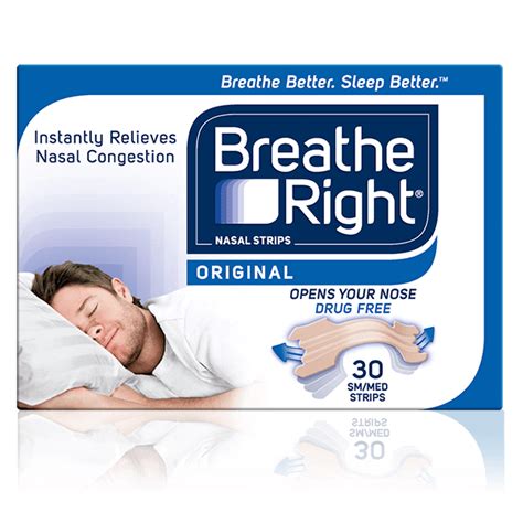 Breathe Right® Nasal Strips - Original beige colour