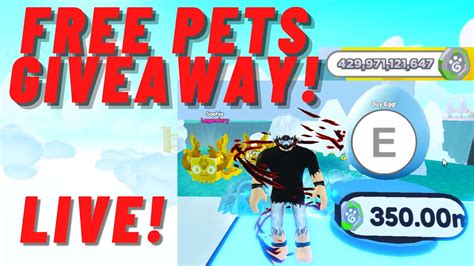 🔴LIVE PET SIMULATOR X HEAVEN PET GIVEAWAY!!! *NEW UPDATE* ROBLOX - YouTube