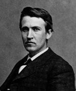 Thomas Edison - Inventor of the incandescent light bulb, phonograph, motion picture camera ...