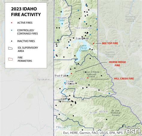 Current Fires Idaho Map - Guenna Holly-Anne