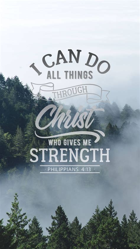 I can do all things through Christ