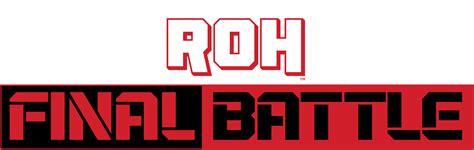 ROH Final Battle (2022) Logo by HellMen45 on DeviantArt