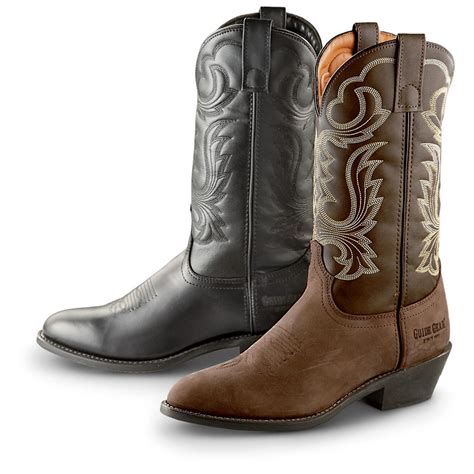 Guide Gear Men's 12" Cowboy Boots - 223925, Cowboy & Western Boots at Sportsman's Guide