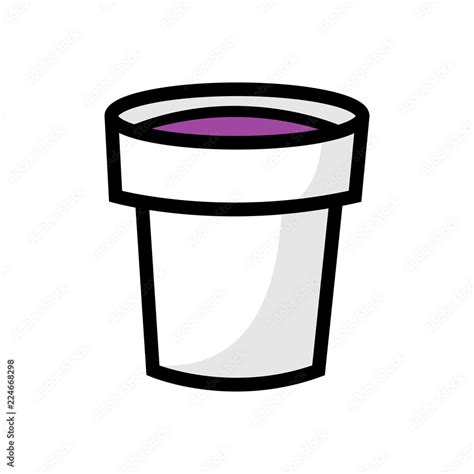 Cartoon Cup of Lean Stock Vector | Adobe Stock