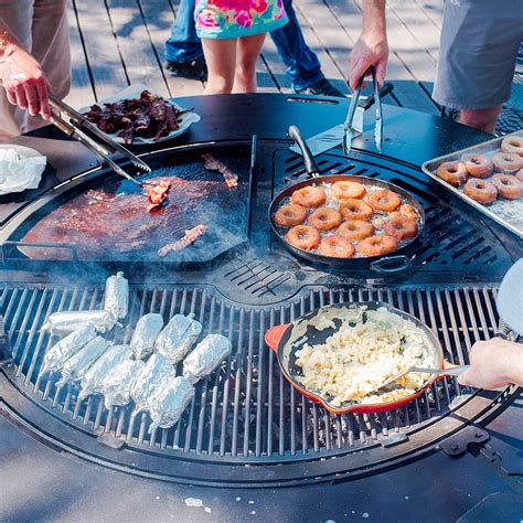 The smoker, griddle grill combo with skillet