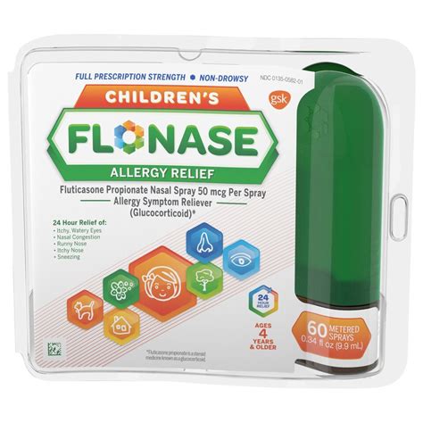 New FLONASE SPR 50MCG 60DOSE Allergy Relief Disposables - General For ...