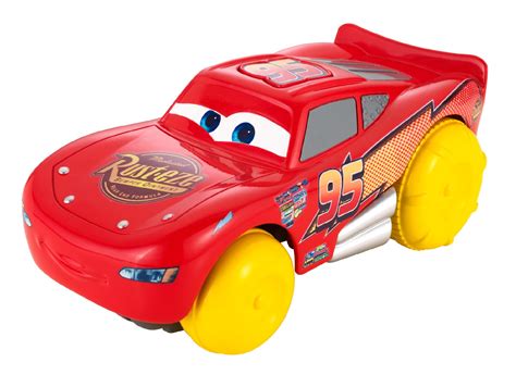 Disney Cars - Bubble Spinout Lightning McQueen - Toys & Games ...