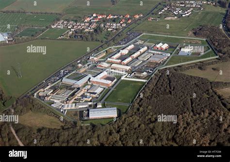 aerial view of HMP Wealstun, Boston Spa, West Yorkshire, UK Stock Photo ...