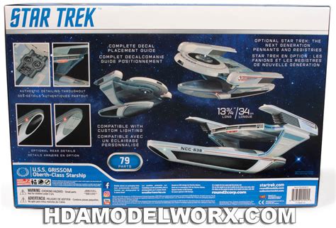 Star Trek USS GRISSOM 1:350 Scale Model Kit by Polar Lights