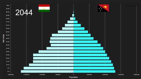 Population Pyramid Of Papua New Guinea 2024 - Letty Marquita