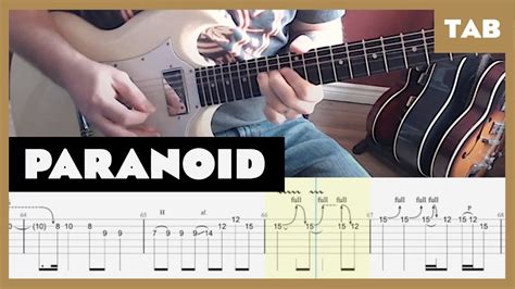 Paranoid Black Sabbath Cover | Guitar Tab | Lesson | Tutorial - Mr. Tabs