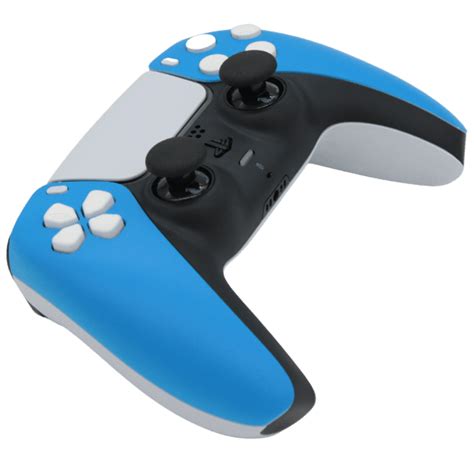 PS5 + PC Black, Blue & White Controller