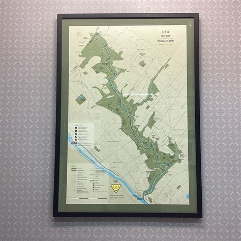 Friends of the Wissahickon Map | Custom Picture Framer of Glenside