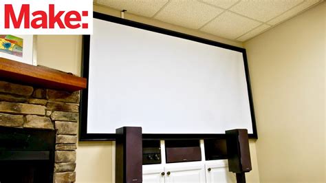 Crafted Workshop: How To Build A DIY Projector Screen - YouTube