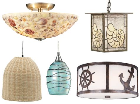 Coastal Ceiling Lamps & Hanging Light Pendants