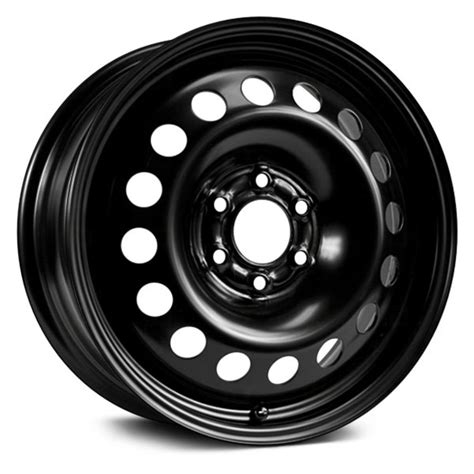 RT® 17" STEEL WHEEL 6 LUG Wheels - Black Rims