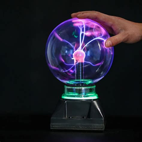 Novelty Plasma Ball Touch electrostatic magic lamp Sphere Touch Sensitive Light for Party ...