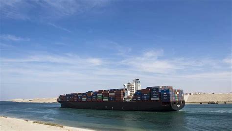 A colossal cargo ship turned sideways is blocking one of the most important shipping lanes in ...