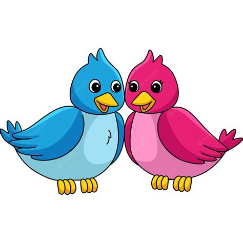 Love Birds Royalty Free Vector Clip Art Illustration - Love Birds ...