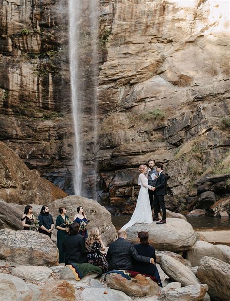 This Waterfall Wedding Overflows with Sweet Details | Green Wedding ...