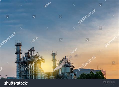 Oil Gas Refinery Industry Plant Pollution Stock Photo 794893159 ...