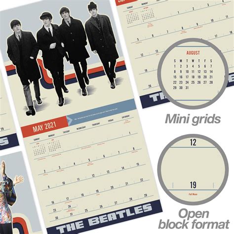 Rock & Roll 2021 Wall Calendar | Shop the Musictoday Merchandise ...