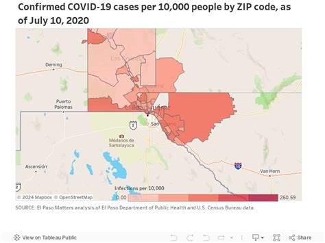 Eastern El Paso County ZIP codes show highest COVID-19 infection rates - El Paso Matters