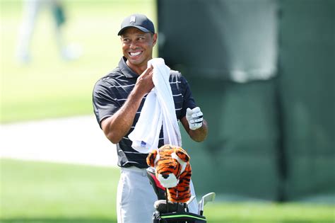 Tiger Woods arrives at Augusta National for 2023 Masters