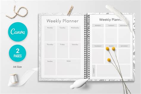 Canva Weekly Schedule Planner Template