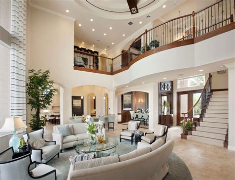 30+ Best Two Story Living Room Designs That Will Give You Huge Vibe | Mansion living, Dream ...