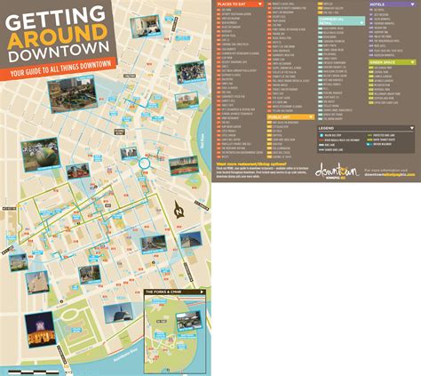 Winnipeg hotels and sightseeings map