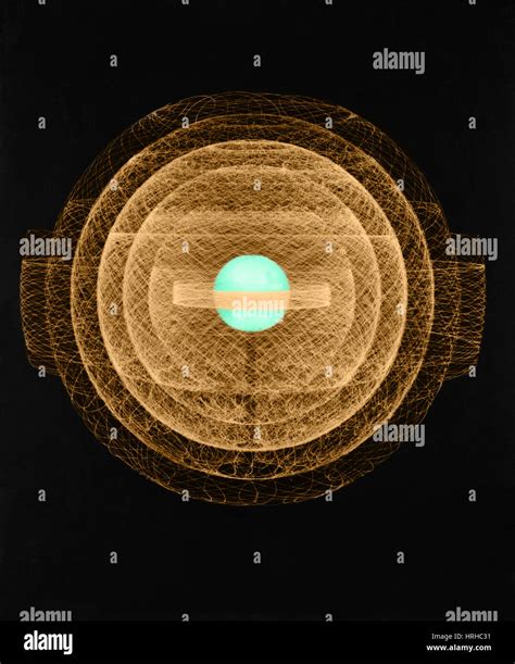 Uranium-235 Atom Model Stock Photo - Alamy