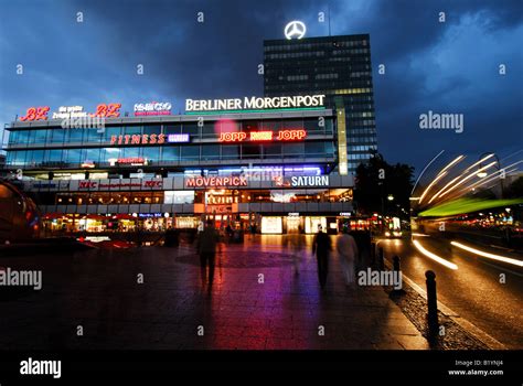 Berlin, Kudamm in the night, Berlin nightlife Stock Photo - Alamy