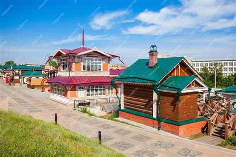 Premium Photo | Historic buildings in the center of irkutsk in russia