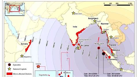 Indian Ocean Tsunami Map