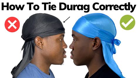 How To Tie Durag | FAST & EASY - YouTube