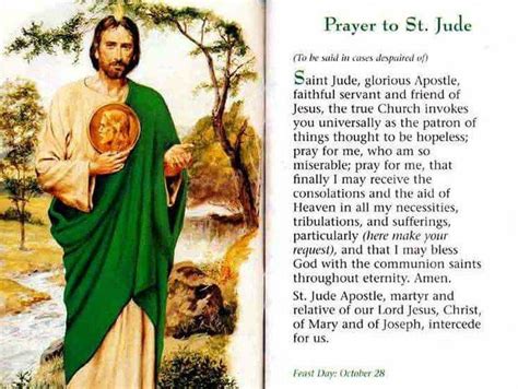 Prayer to St Jude | St jude prayer, Novena prayers, Novena prayers catholic