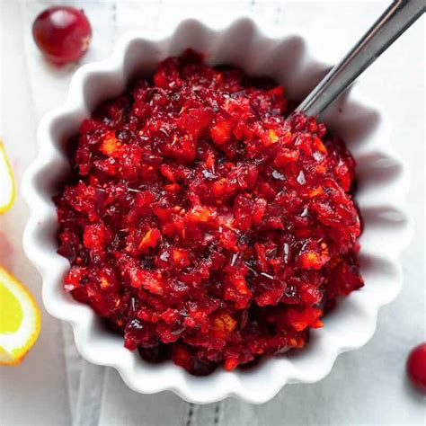 Cranberry Orange Relish | Foodtasia