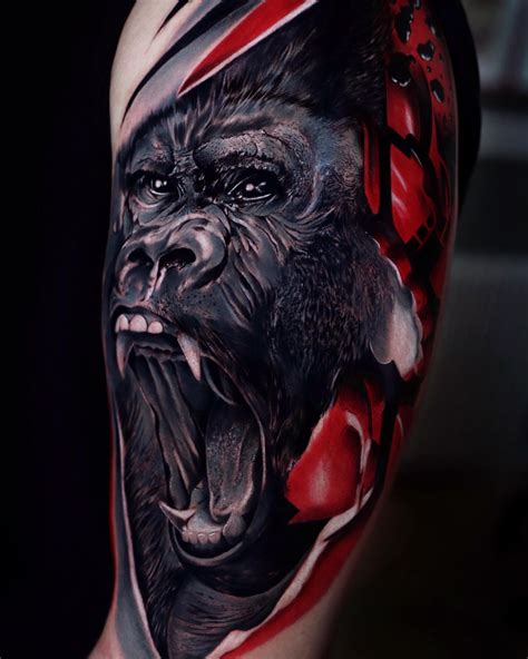 Gorilla Tattoo Design