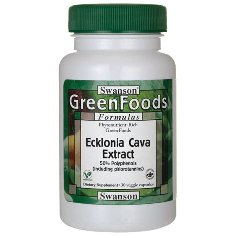 Swanson Ecklonia Cava Extract 30 Veggie Capsules - Walmart.com - Walmart.com