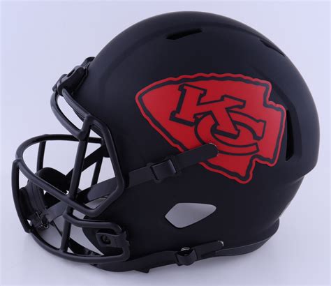 Patrick Mahomes Signed Chiefs Full-Size Eclipse Alternate Speed Helmet ...