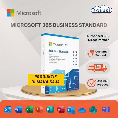 Harga Jual Lisensi Microsoft 365 Business Standard Original 2024 ...