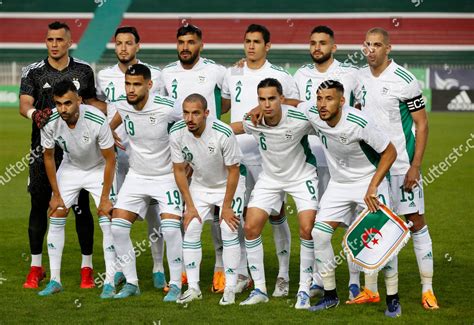 Algerian Players Pose Group Photo Before Editorial Stock Photo - Stock ...