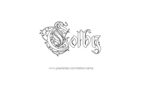 Colby Name Tattoo Designs | Name tattoos, Name tattoo, Tattoo designs