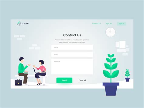 Dribbble - contact_us_mockup_dribbble.png by Ayushi Patel