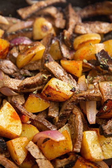 30-Minute Steak and Potato Skillet - The Roasted Root